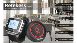 Retekess TD110 Smart Caregiver Pager & Restaurant Pager System