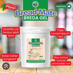 Mero Bread mate breda gel pelembut roti bakpao dan donat 250 gr