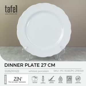 ZEN Piring Dinner Plate Swirl HORECA 26.5 cm