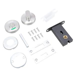 High Strength Bathroom Indicator Lock easy installs Bathroom Stall Door Lock Upgrades for Enhanced Privacy & Security