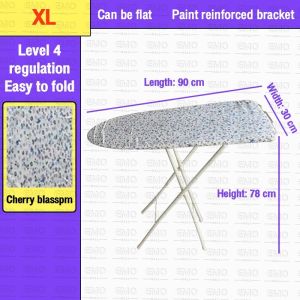 Ironing board household folding upright large iron pad wide ironing board frame high-end table ironing board