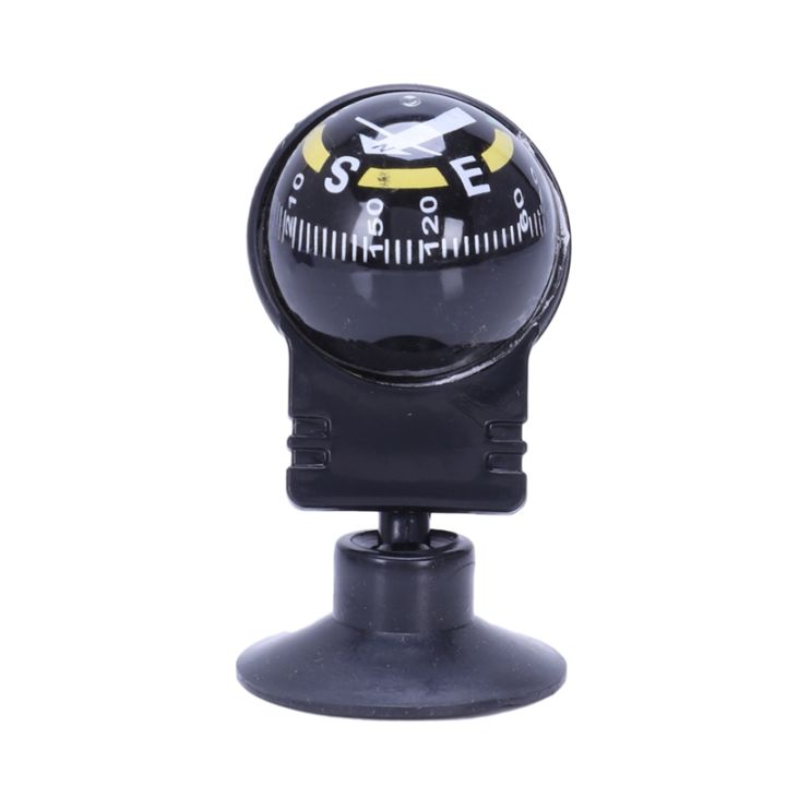 (EQPG) New Car Vehicle Floating Ball Magnetic Navigation Compass Black ...