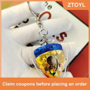 【ZTOYL】 Guitar chọn lưu trữ túi Acoustic trường Hợp Chủ Mặt dây chuyền Picks giữ Keychain plectrum trường hợp