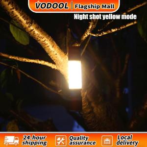 【Fast delivery】 LED Telescopic Flashlight USB Rechargeable Camping Tent Light Portable Lantern Flashlight for Camping Hiking Emergency Outage