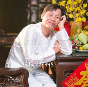 Bộ áo bà ba nam Phi bóng truyền thống - Áo bà ba lụa lẻ nam bộ - Có bộ bà ba Bigsize- may sỉ bà ba toàn quốc - May bộ bà ba theo yêu cầu