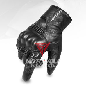Motowolf Sarung Tangan Kulit Motor Protector 0313