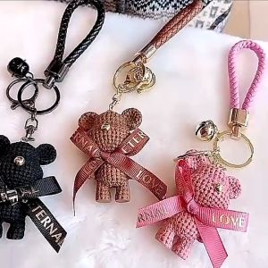 Keychain Knitbear And Knit Unicorn Cute Bear Design Car Keychain And Bag Keychain
