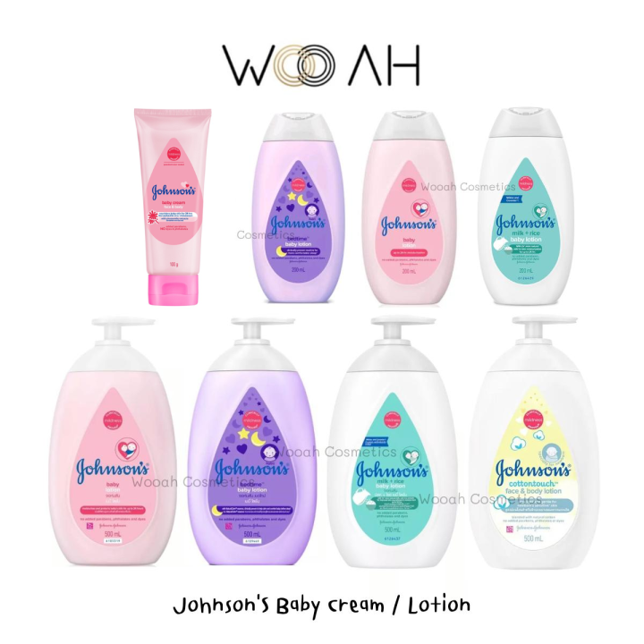 จอห์นสัน เบบี้ โลชั่น/ครีม บำรุงผิว เบดไทม์โลชั่น มิลค์+ไรซ์โลชั่น