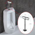 High-Quality Brass Exposed Urinal Flush Valve Construction Delayed Action Self-Closing Hand Push System Water-SavExposed Urinal Flush Valve. 
