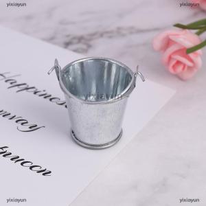[COD] yixiayun 1/6 1/12 Dollhouse Miniature Metal Bucket Mini Kitchen Decor Pretnd Play Toy