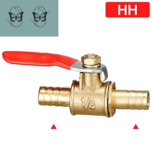 CGdailyToolsMix Brass Ball Valves 1/4" 3/8" 1/2"1/8 Male Female Thread Copper Brass Fitting liquid Air Line Shutoff