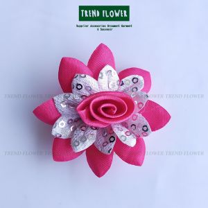 Bunga Mawar Cantik Elgant - Bunga Kain Bunga Hiasan Souvenir Hamppers