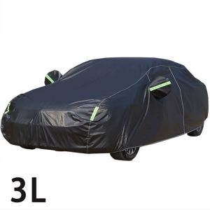 Gooloo Car Cover Sedan Waterproof And Sunproof Sedan SUV Vios Innova Wigo Hatchback With Zipper