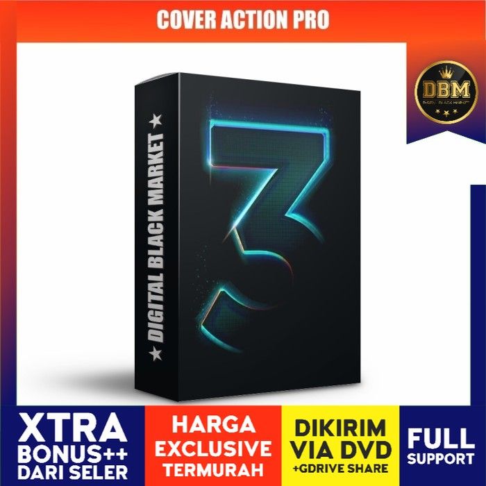 COVER ACTION PRO - PHOTOSHOP - Mockup Template | Lazada Indonesia