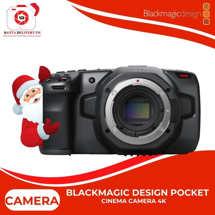 Blackmagic Design Pocket Cinema Camera 4K Cinema Camera with 4/3 Image  Sensor, Body Only