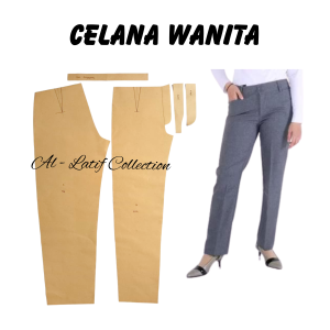 Pola instan celana panjang wanita