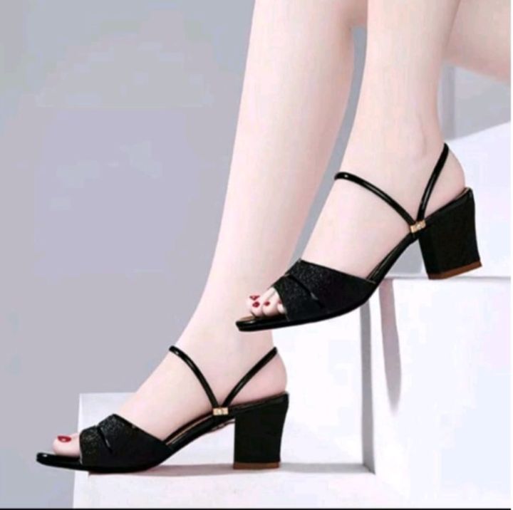 Sandal Heels Premium Ukuran Jumbo Size 41 42 43 44 45 Hak 7cm