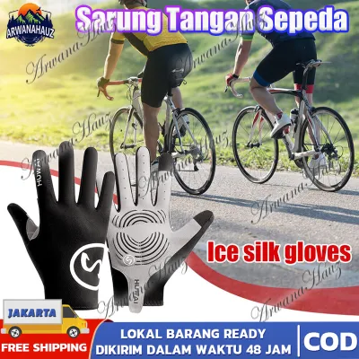 GIYO S02-L Sarung Tangan Sepeda Bike Glove Full Finger Cycling Padding Gel Gloves Outdoor Unisex Sarung Tangan Sepeda Pria Bernapas dan Non-Slip/Sarung Tangan Manyar/Sarung Tangan Pria /SARUNG TANGAN OLAHRAGA GYM SEPEDA MOTOR SPORT RUNNING PULL UP
