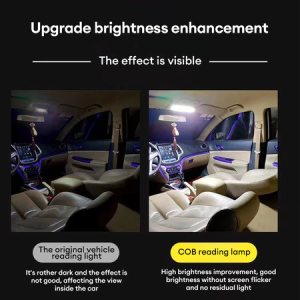 Lampu Plafon Baca LED COB Super Terang 12V-80V Universal Untuk Plafon Kabin Mobil Truk