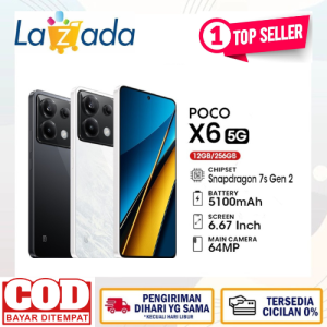 Xiaomi Poco X6 5G NFC 12/256 GB Garansi