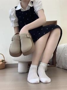 [Free Shipping] WomenS Thick-Soled Slip-On Slippers For Lazy People 2026 Autumn New Style Height-Increasing Casual Perfect For Wearing With Dresses