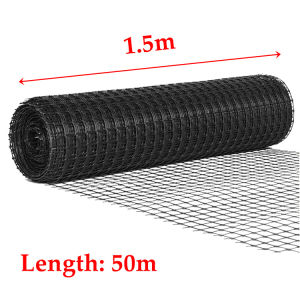 Chicken Net Plastic Plastic Fence Net Outdoor Net Fence mesh Protection Climbing Net 50M in length