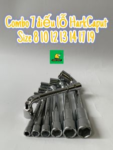 Combo 7 cờ lê điếu lỗ HarkCaput cao cấp vặn sửa chữa máy móc xe cộ đồ dùng ( size 8101213141719 )