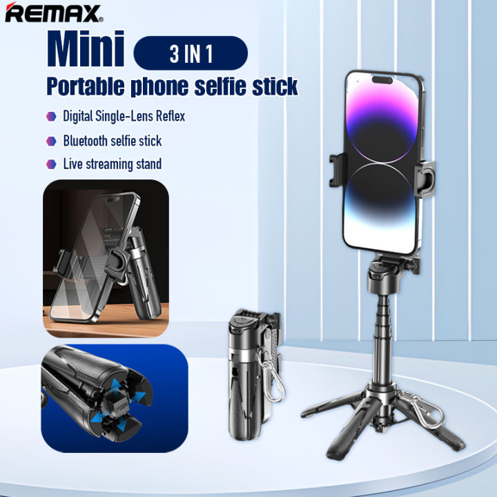 Remax Four Corner Selfie Stick Tripod 360°Rotation Horizontal and ...