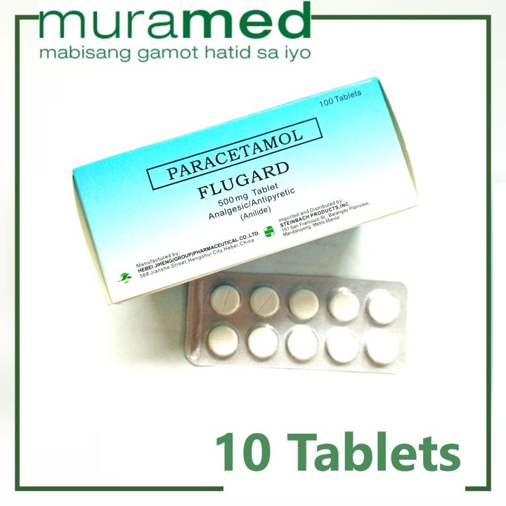 Flugard Paracetamol 500 mg Tablet 10's | Lazada PH