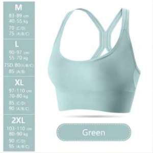 Sport Bra wanita Tanpa Kawat jumbo Push Up Gym Yoga Bra Olahraga katun murni Elastisitas Bh 2021