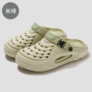 [Free Shipping] Beach Clogs For Women To Wear Outside In Summer MenS Dual-Use Breathable Closed-Toe Sandals For Home Outdoor And Driving