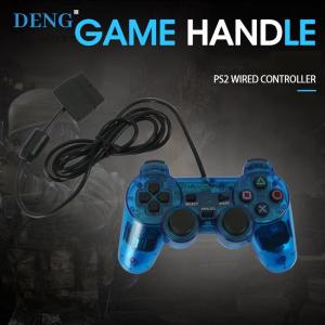 🎀🎁【Special price】Deng ใหม่ล่าสุด1ชิ้นเกมแพดสำหรับเชื่อมต่อแบบมีสายสำหรับควบคุม PS2โซนี่ PS2 จอยสติ๊ก PSX สำหรับ Sony PSone จอยควบคุมแบบมีสาย