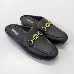 Azgalery SPT-39 Sepatu Sandal Selop Wanita Kasual Slip On Flat Nyaman Santai Empuk PVC Trendy COD