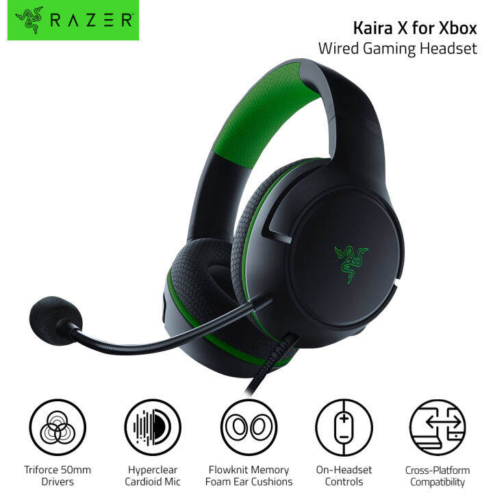 RAZER Kaira X for Xbox - Wired Gaming Headset for Xbox Series X|S ...