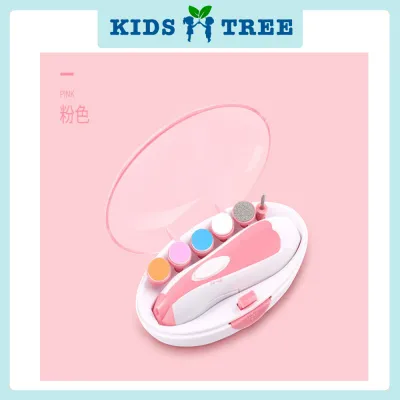 6 in 1 Electric Nail Trimmer Baby Adult Nail Trimmer Pedicure & Manicure Baby Nail Clipper Nail Cutter
