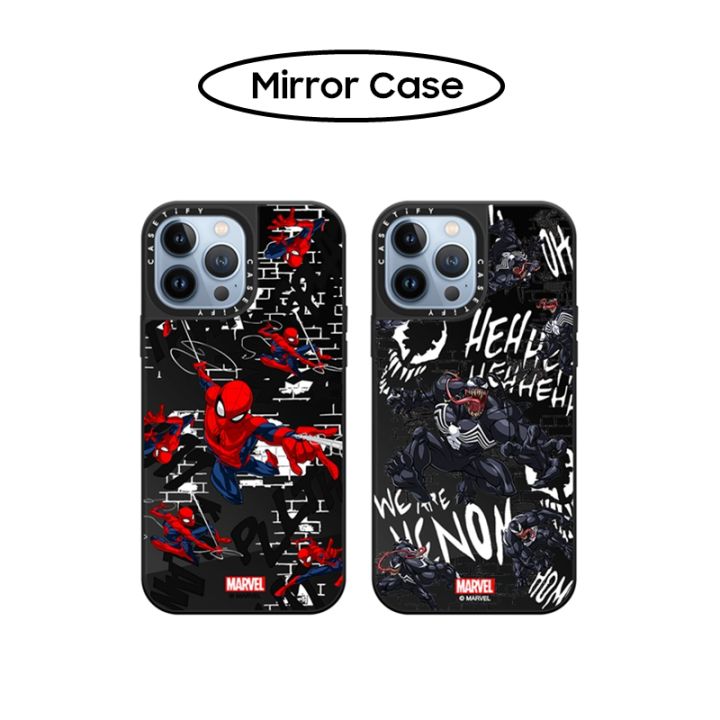 Casetify Marvel Spider Man Venom Mirror Soft Silicone Case Cover