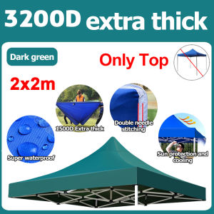 3200D Tent Cover Extra thick 2x2 2x3 3x3 Replacement Camping Outdoor Tent Top Cover