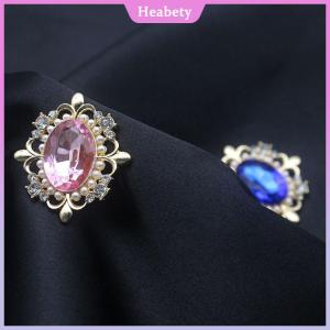 Heabety 29x32mm tinh tế hợp kim Rhinestone khóa Bowknot tóc phụ kiện vật liệu phụ kiện đám cưới mời trang trí