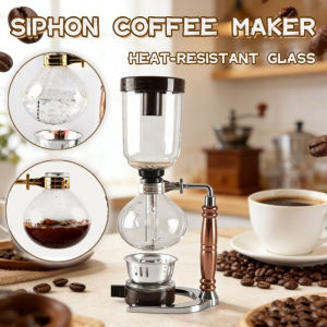 Siphon Coffee Maker Vacuum Filte Coffee Machine Japanese Heat-resistant Glass Household Coffee Pot