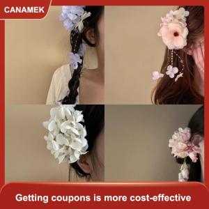 【CANAMEK】 Kỳ Nghỉ Phong Cách Hoa Tóc Clip Thời Trang Mô Phỏng Hoa Kẹp Tóc Cho Phụ Nữ Cô Gái Tóc Ngọt Ngào Phụ Kiện Quà Tặng