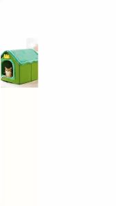 Dinosaur Cat Bed House Winter Warm Enclosed Cat Cave with Washable Cushion