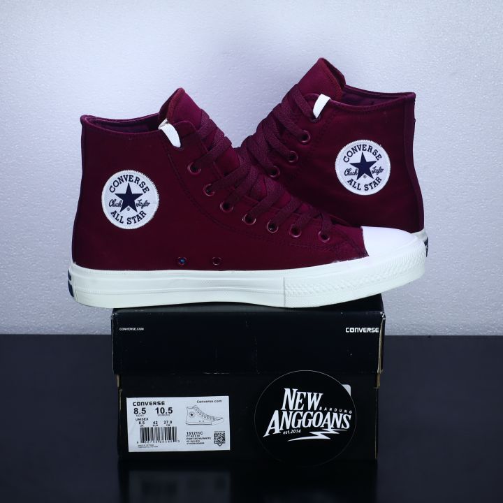 Sepatu All star Conversee_CT Chuck Taylor II Red Maroon Merah