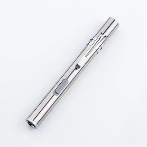 USB Rechargeable Portable Pen Light - Bright Medical Nursing Flashlight with Stainless Steel Shell