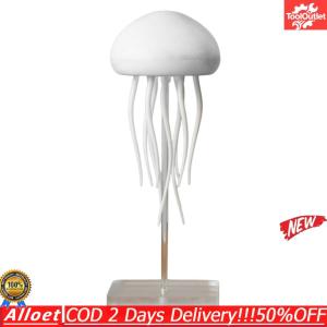 [ToolOutlet]Colorful Jellyfish Night Light with Voice Control Indoor Bedside Lamp USB Rechargeable for Kids Room