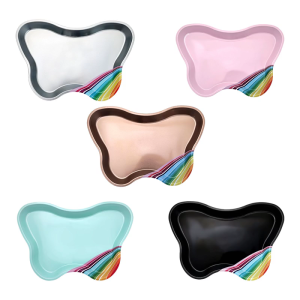 Colorful Nail Tools Storage Tray Satinless Steel Dish TrayMakeup Cosmetic Organizer Trinket Tray Nail Supplies