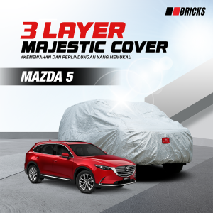 3 Layer Cover Mazda 5 Sarung Mobil Outdoor Anti UV & Waterproof BRICKS