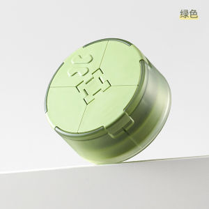 Aoduoyaya Portable Pill Cutter Precise Cutting Dustproof Mini Medicine Box with Foldable Cup 4 Compartment Medicine Storage Box