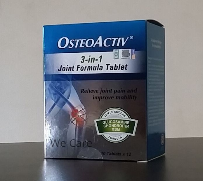 OsteoActiv 3In1 Joint Formula Tablets 10's x12 (Glucosamine 250mg