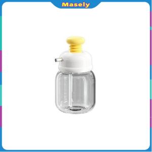 Masely Oil Jug Plastic Oil Dispenser Bottle Condiment Liquid Container Olive Oil Seasoning Bottle