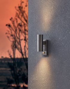 Eglo Riga Outdoor Wall Light LED Stainless Steel